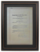 Framed Nineteenth Amendment to the Constitution. Women's Suffrage Amendment