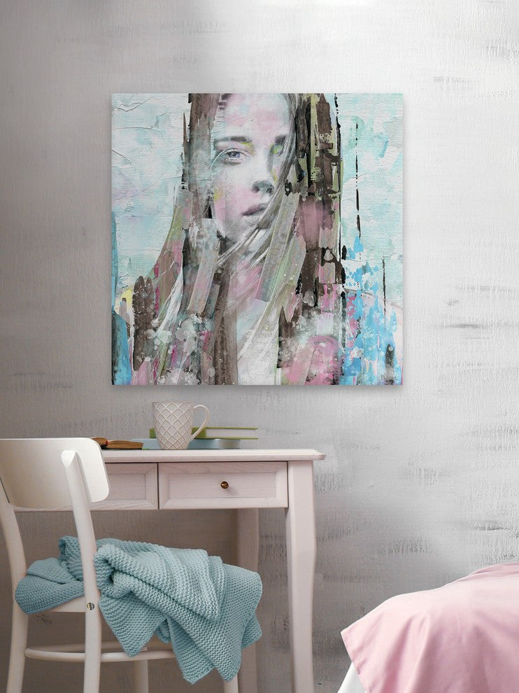 "Mind Blowing Beauty" Painting Print on Wrapped Canvas, 48"x48"