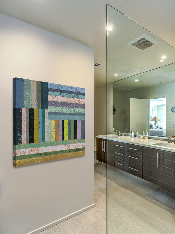 "Midnight III" Painting Print on Canvas by Julie Joy