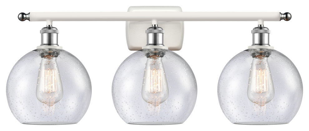 Innovations Lighting 516-3W-WPC-G124-8 Athens 3 Light 26" Bath Vanity Light