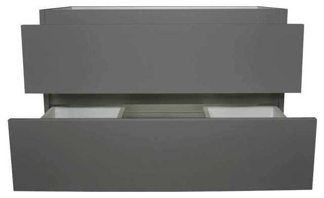 Salt 20Dx48" Floating Bathroom Vanity, Cabinet Only, Gray
