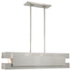 Livex Lighting Brushed Nickel 4-Light Linear Chandelier