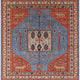 Ahgly Company Indoor Square Mid-Century Modern Area Rugs, 7' Square