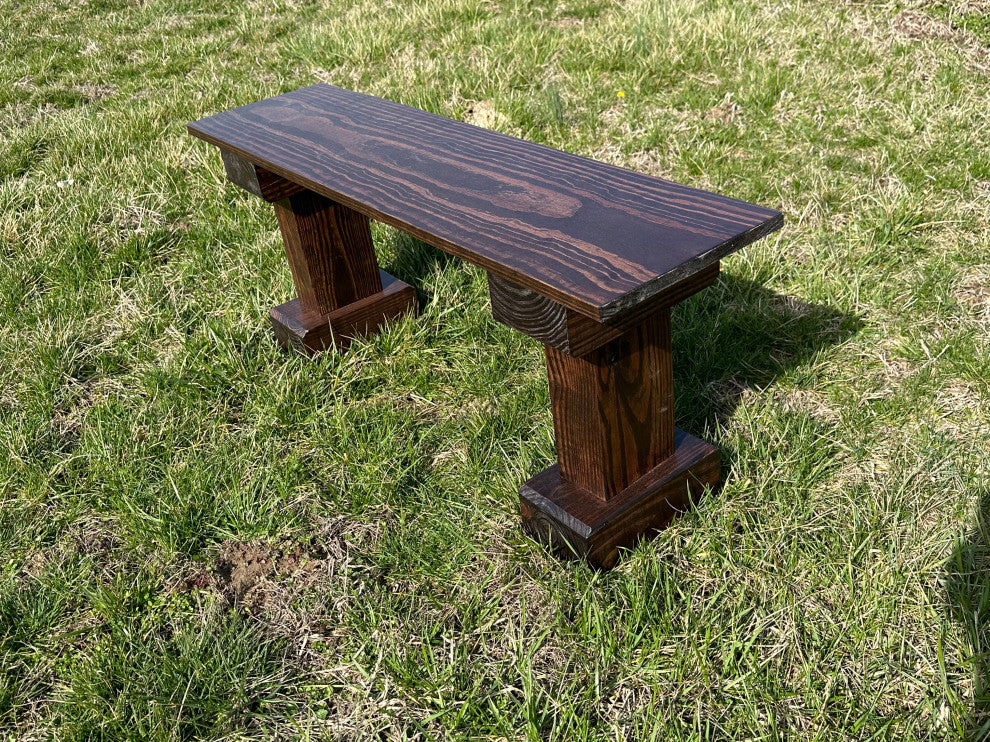 Red Mahogany Wyoming Bench, 30 Inches