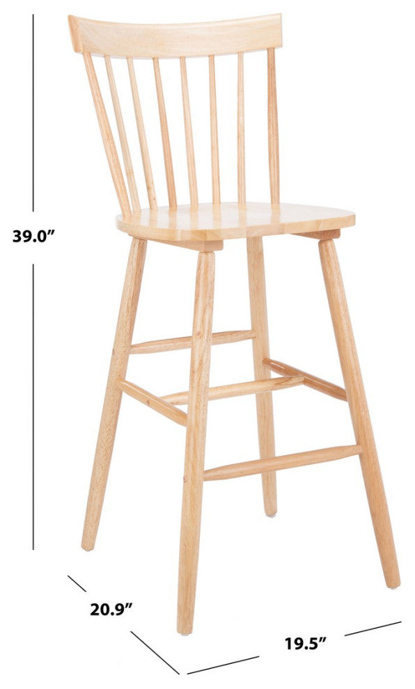Safavieh Providence Bar Stool, Natural
