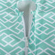 DII Aqua Diamond Outdoor Tablecloth With Zipper 60"x84"