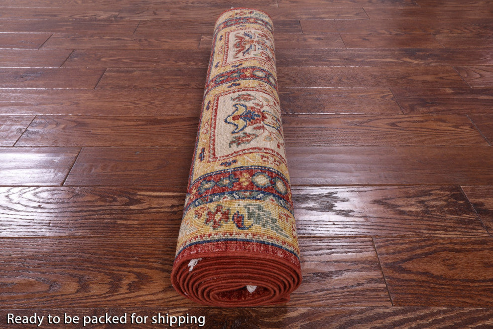 Runner Handmade Persian Garden Design Rug 2' 11" X 9' 8" Q10678