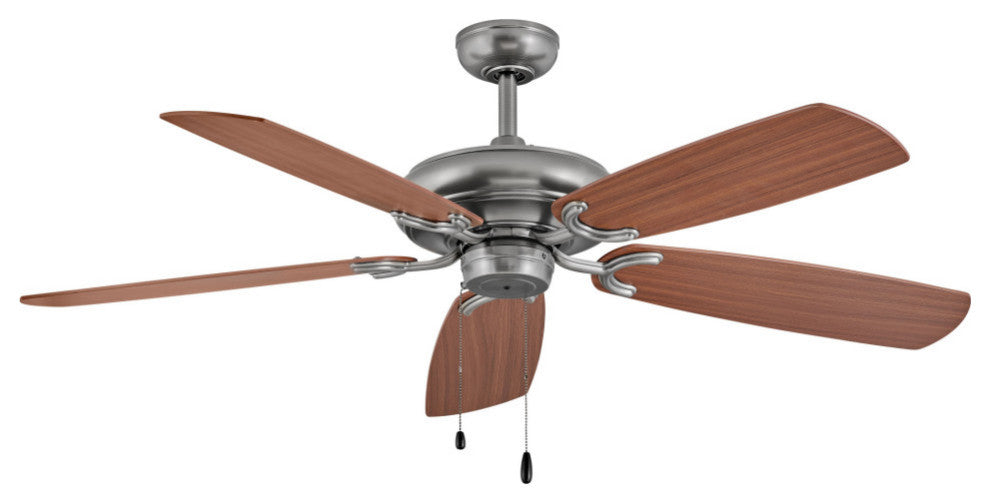 Grove 56" Fan, Weathered Wood, Chalk White