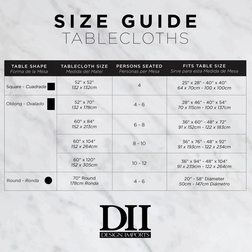 DII Give Thanks Plaid Tablecloth 70 Round