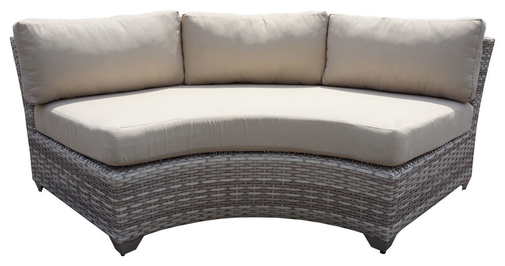 Fairmont 6 Piece Outdoor Wicker Patio Furniture Set 06c