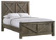 Picket House Furnishings Memphis Panel 3PC Bedroom Set in Grey