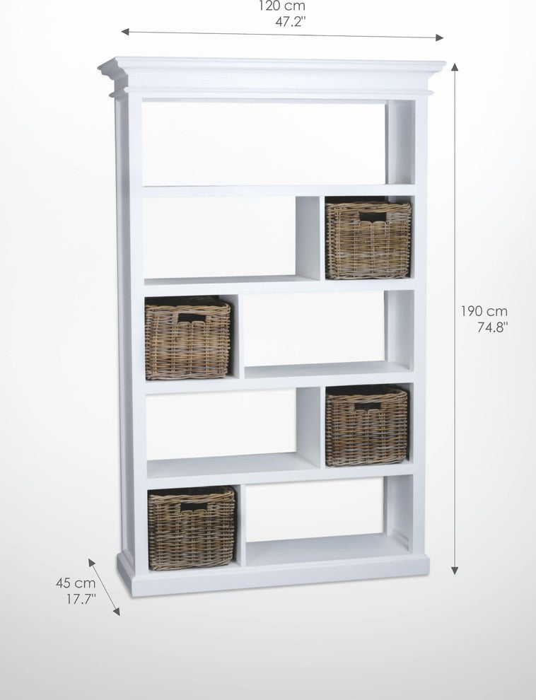 Halifax Room Divider With Basket Set