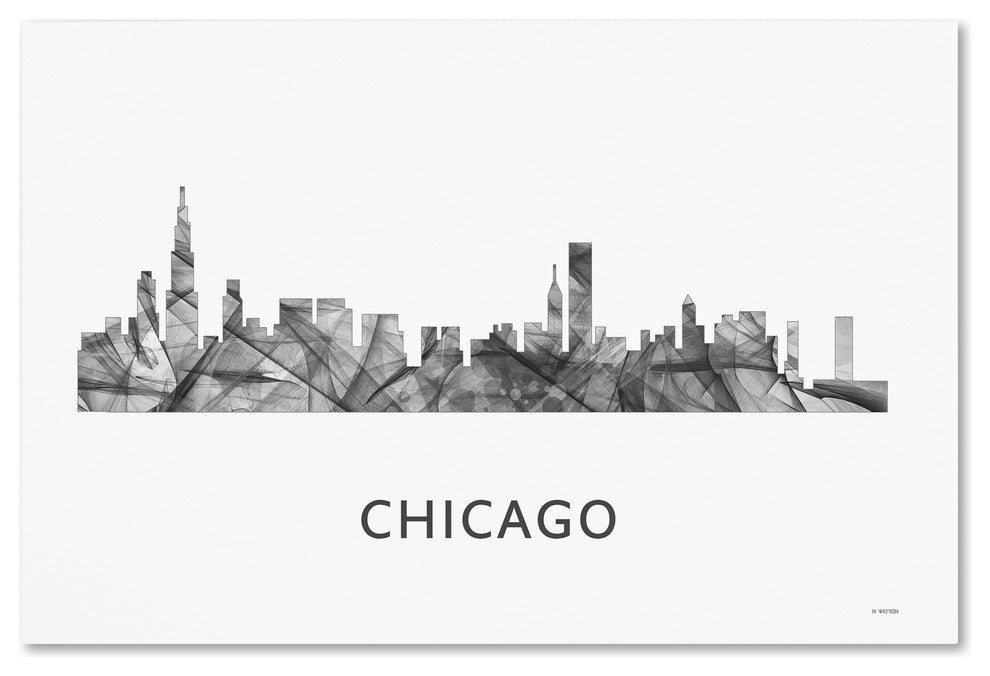 'Chicago Illinois Skyline' Canvas Art, 47x30