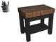 John Boos Homestead Walnut Block 36x24 and Henckels Knife Set, Black Caviar