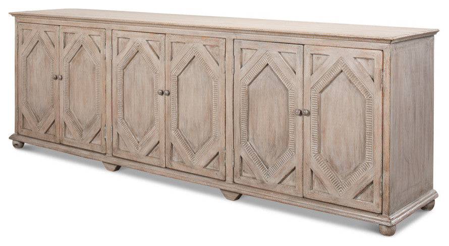 Six Diamonds Sideboard French Gray