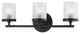 Ryan 3-Light Bath Bracket Soft Black