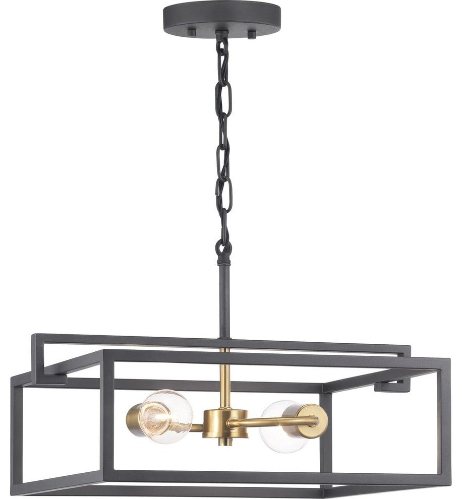 Blakely Collection Two-Light Semi-Flush Convertible