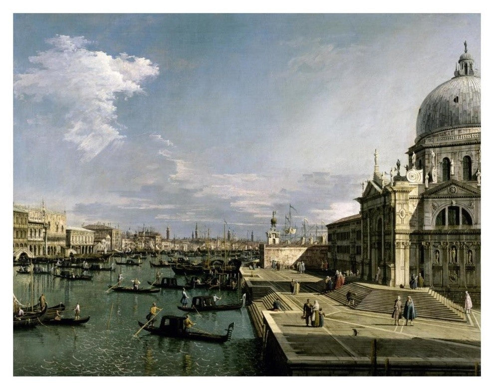 "Venice, Church of the Blessed Sacrament" Print by Canaletto, 32"x25"