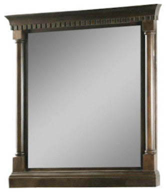 Legion Furniture Chauncey Mirror, Antique Coffee, 24"