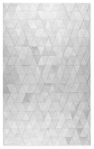 Natural Stitch Hide, Mosaik Gray, 5'x8'