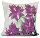 Christmas Cactus, Floral Print Pillow, Purple, 16" x 16"