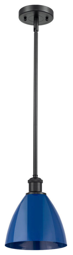 Innovations 516-1S-BK-MBD-75-BL-LED 1-Light Pendant, Matte Black