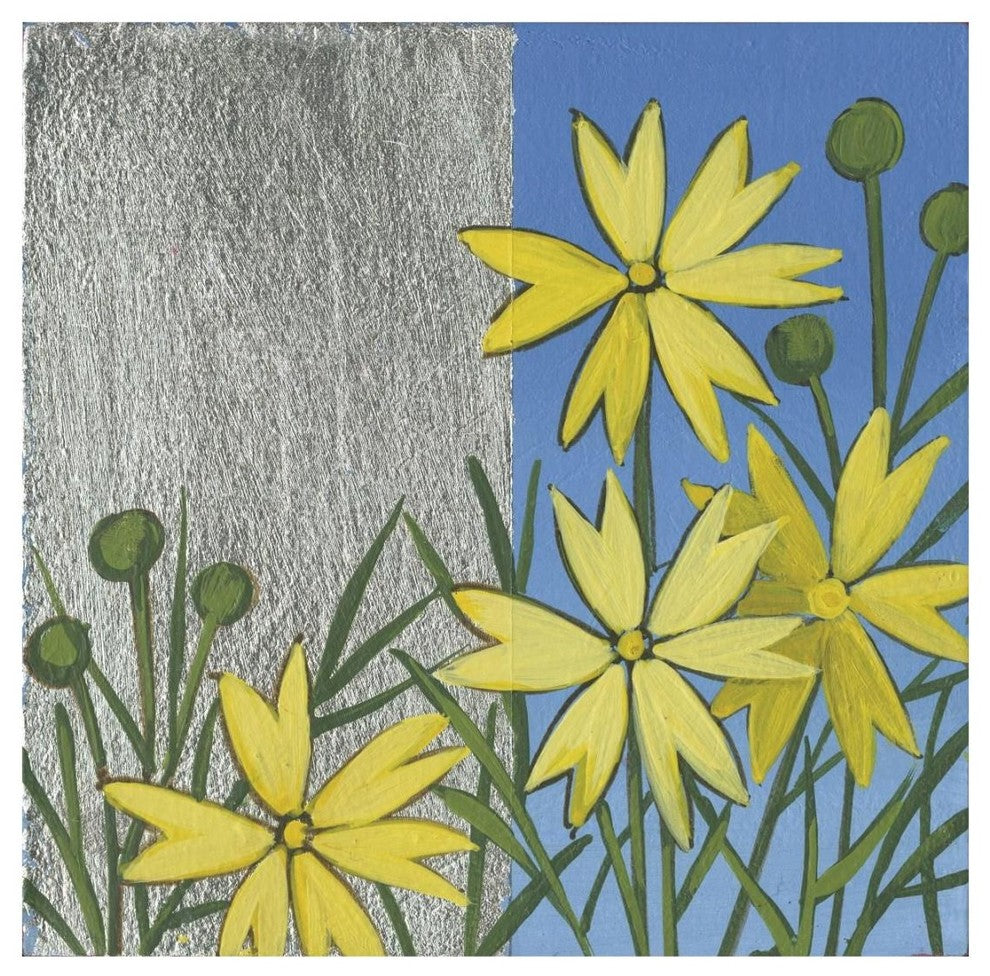 "Coreopsis I" Digital Paper Print by Kathrine Lovell, 20"x20"