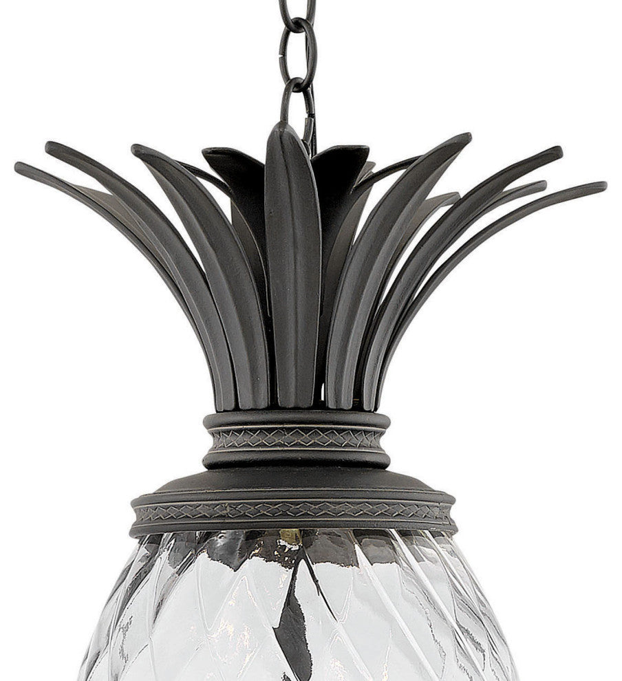 Hinkley Lighting 2122 Plantation 4 Light 13"W Outdoor Pendant - Museum Black