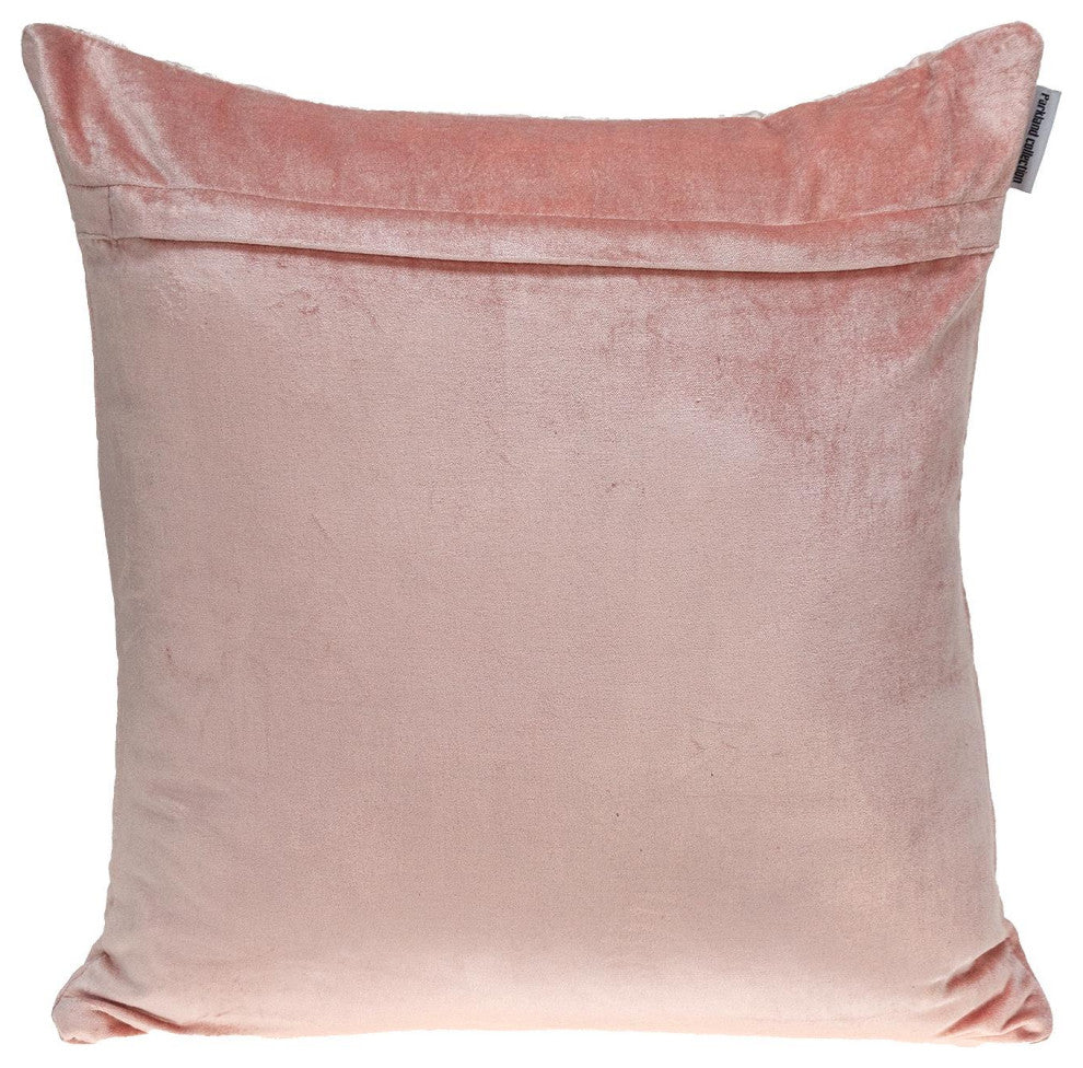 Parkland Collection Basil Pink Throw Pillow
