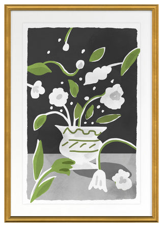 Peterloon Squatty Fine Art Print, Gold, 24"x17"
