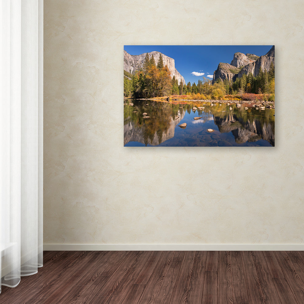 Adam Burton 'Valley View' Canvas Art, 24"x16"