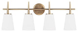 Sea Gull Lighting Driscoll 4 Lt Bath, Brass/Cased Opal Etched - 4440404EN3-848