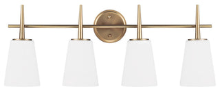 Sea Gull Lighting Driscoll 4 Lt Bath, Brass/Cased Opal Etched - 4440404EN3-848