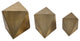 Uttermost Rhombus Champagne Accents, Set of 3