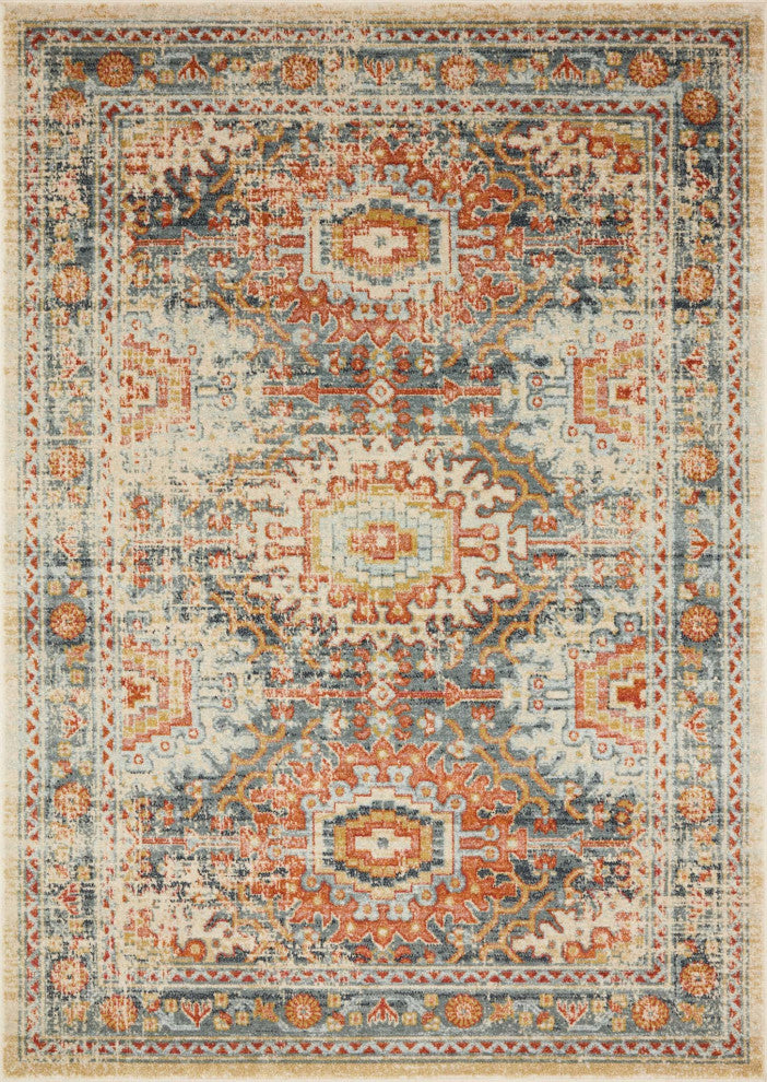 Loloi II Jocelyn Ivory/Multi, 9'-6" X 12'-6"