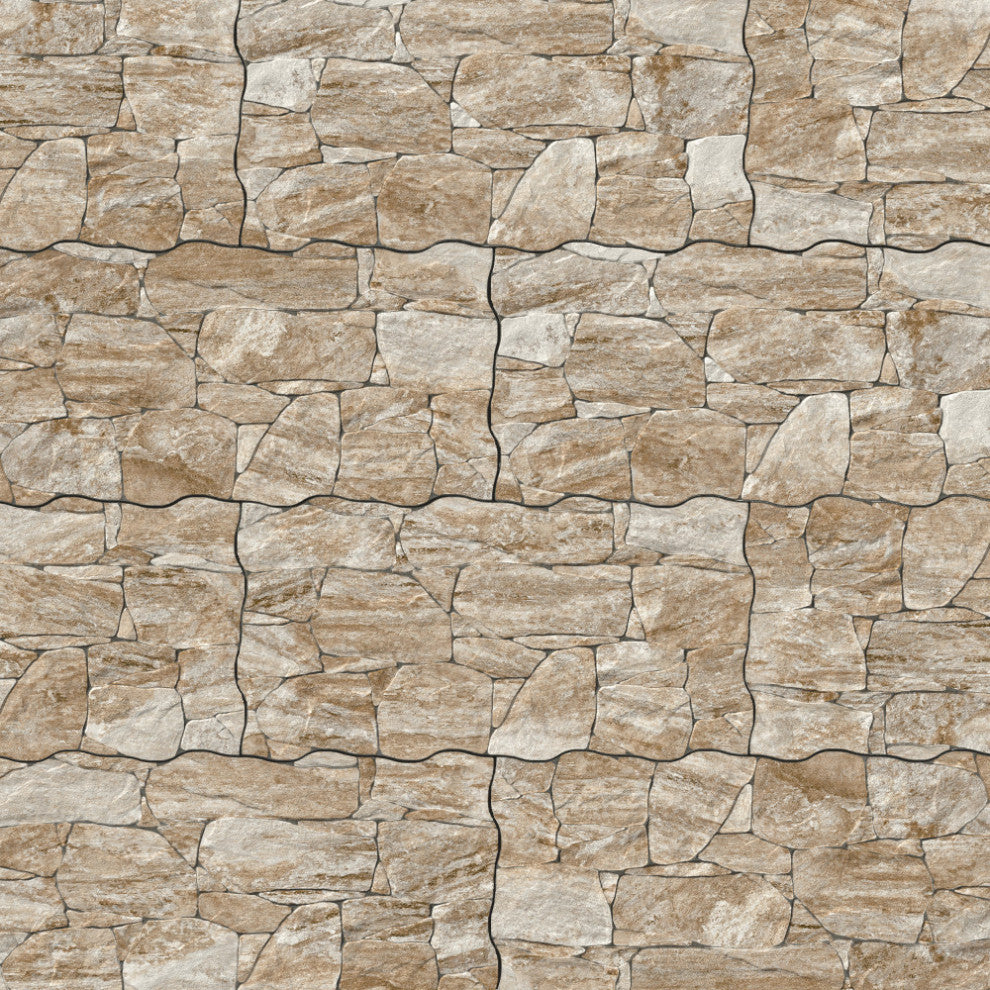 Caldera Roques Stone Porcelain Floor and Wall Tile Sample
