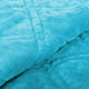 Supersoft Microplush Quilted 4-Piece Bed Spread Set, Scuba Blue, King
