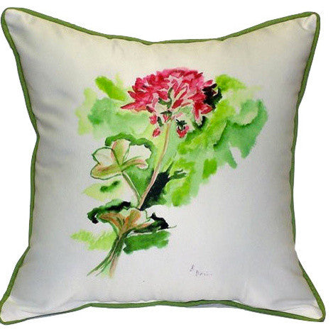 Geranium Pillow, Large 18" x 18"