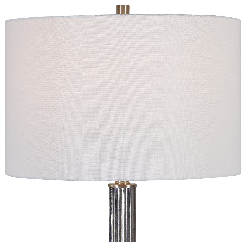 Uttermost Reeve Gray Glass Table Lamp