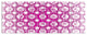 Pink Unusual Metal Grill, Abstract Canvas Wall Art, 70"x28", 6 Panels