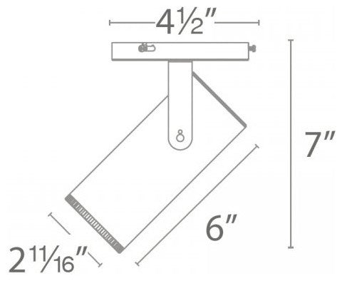 Silo X20 LED Monopoint Beamshift 3000K, Brushed Nickel