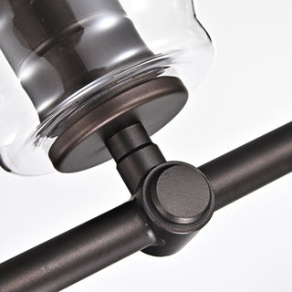 CHLOE Lighting Joyce Contemporary 4-Light Bath Vanity Fixture, Rubbed Bronze