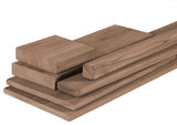 Teak Teak Lumber Plank, 7/8x1-3/4x4'