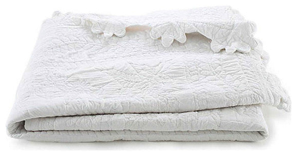 Charles Cotton Quilt, White, King