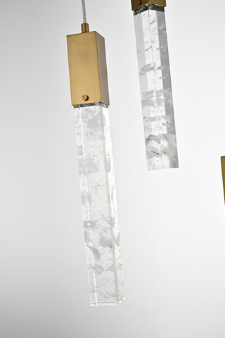 Home Living 36" Chandelier, Satin Gold