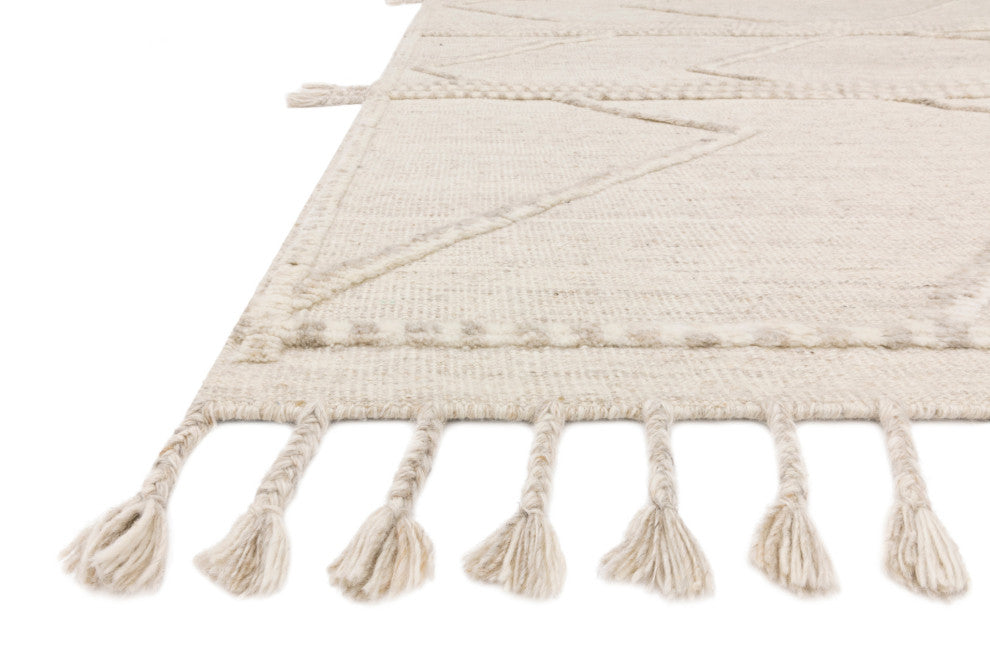 Loloi Iman Beige/Ivory 1'-6" x 1'-6" Sample Swatch