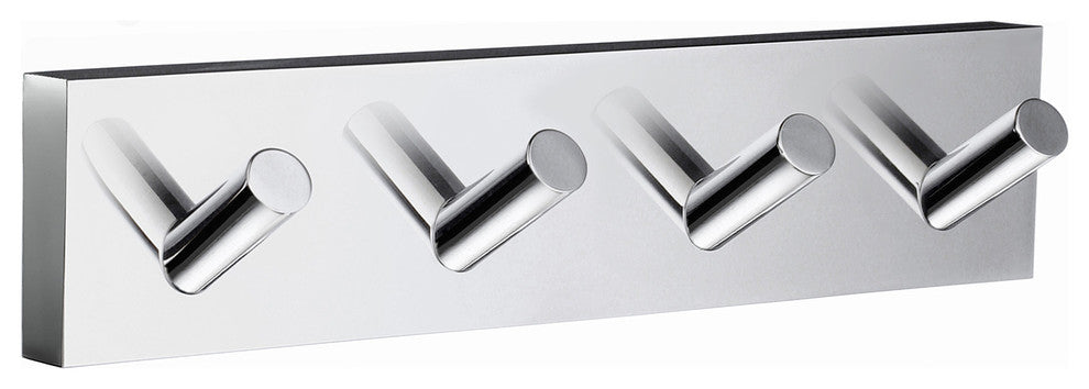 House Quadruple Hook Chrome