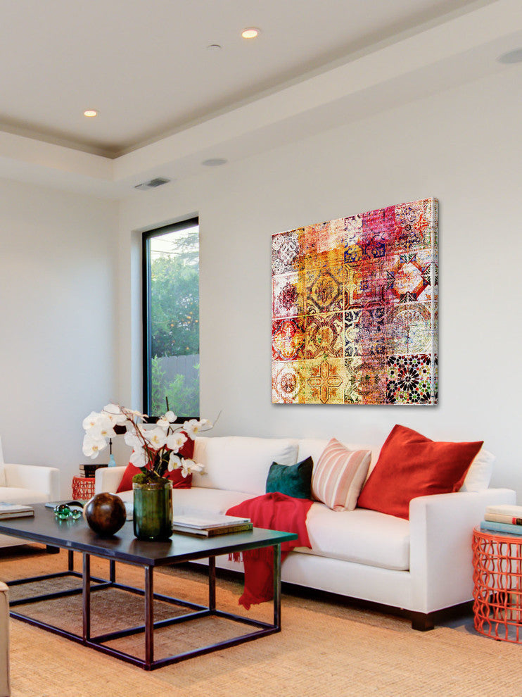 "Nador" Fine Art Canvas Print, 32"x32"