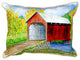 Betsy Drake Covered Bridge Small Indoor/Outdoor Pillow 11x14