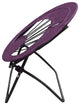Bungee Chair For Kids Room Or College Dorm Room 32" Round, Purple